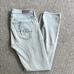 AG Adriano Goldschmied “the Stevie Ankle” slim straight leg jeans